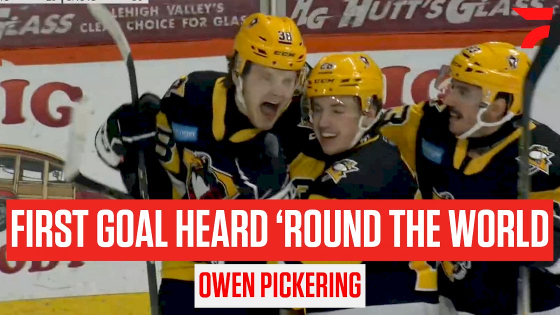 Penguins Prospect Owen Pickering Scores First Pro Goal