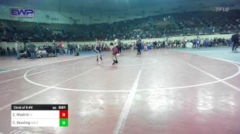 76 lbs Consi Of 8 #2 - Zachary Madrid, Lincoln Christian vs Caden Bowling, Wolfepack