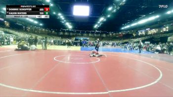 132 lbs Cons. Round 1 - Calvin Waters, Troup vs Dominic Schopfer, Archbishop Rummel