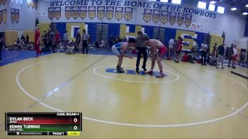 157 lbs Cons. Round 4 - Edwin Tijerino, Blue Steel vs Dylan Beck, NFWA