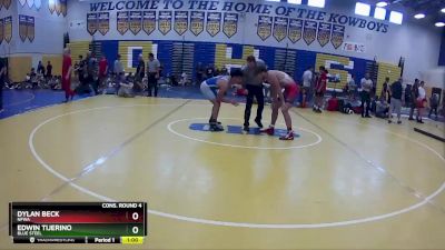 157 lbs Cons. Round 4 - Edwin Tijerino, Blue Steel vs Dylan Beck, NFWA