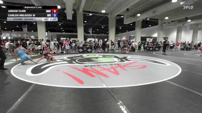 57 lbs Champ. Round 1 - Abram Cline, DMV RTC vs Carlos Melgoza III, Dethrone Wrestling Club