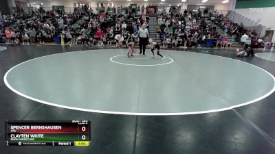 60 lbs Cons. Round 3 - Clayten White, Bison Wrestling vs Spencer Bernshausen, 2TG