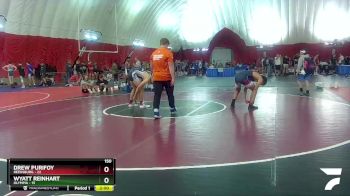 150 lbs Round 2 (6 Team) - Wyatt Reinhart, Olympia vs Drew Purifoy, Reedsburg