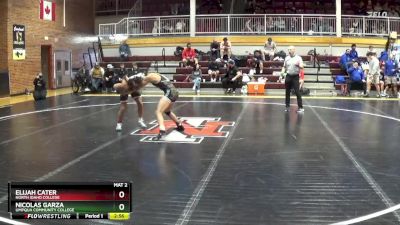 125 lbs Semifinal - Nicolas Garza, Umpqua Community College vs Elijah Cater, North Idaho College