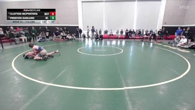 113 lbs Semifinal - Clayton McPheters, Mattanawcook vs Preston Garland, Mt. Blue