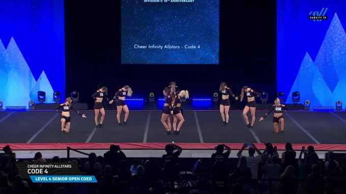 Cheer Infinity Allstars - Code 4 [2025 L4 Senior Open Coed Semis] 2025 ...