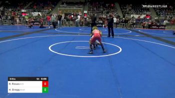 64 lbs Quarterfinal - Baron Rosas, Maize WC vs Hudson Bragg, Bear Cave