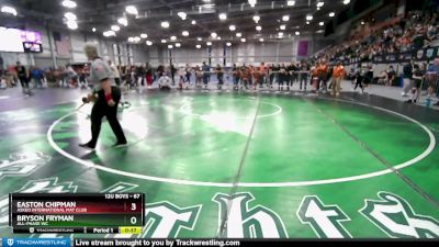 67 lbs Quarterfinal - Easton Chipman, Askeo International Mat Club vs Bryson Fryman, All-Phase WC