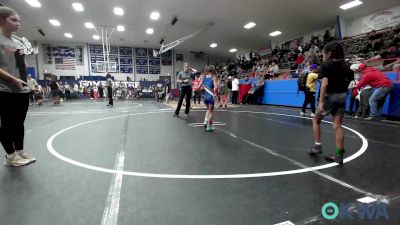 52-55 lbs Rr Rnd 1 - Tinley Jones, Kingfisher YellowJackets vs Geneieve Goodblanket, Clinton Youth Wrestling