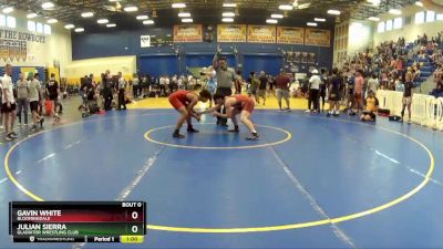 157 lbs Cons. Round 3 - Julian Sierra, Gladiator Wrestling Club vs Gavin White, Bloomingdale