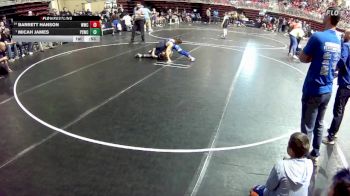 105 lbs 1st Place Match - Micah James, Ponca Spears Wrestling Club vs Barrett Hanson, Wayne Wrestling Club