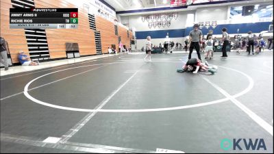 58 lbs 3rd Place - Jimmy Arms II, Redskins Wrestling Club vs Richie Rios, Tuttle Wrestling