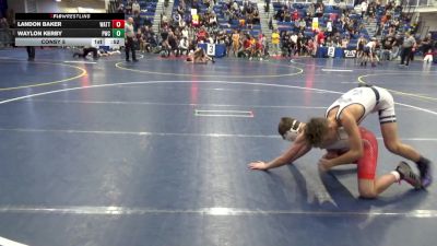 102 lbs Consy 5 - Landon Baker, Wattsburg vs Waylon Kerby, Pwc