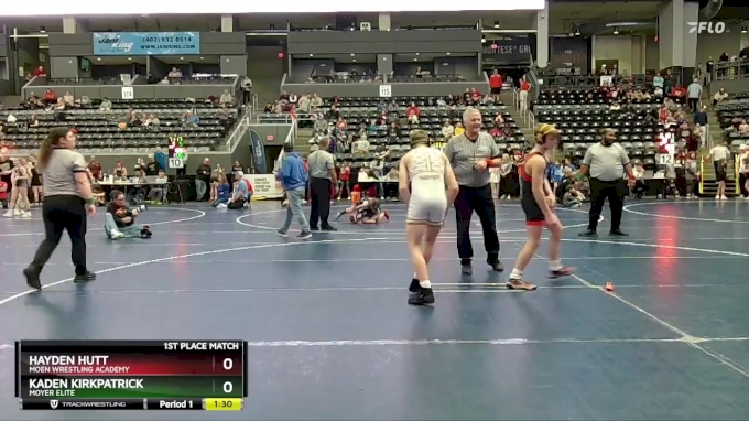 120 lbs 1st Place Match - Hayden Hutt, Moen Wrestling Academy vs Kaden ...