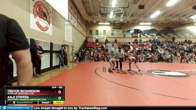 102 lbs Quarterfinal - Trevor Richardson, Puyallup Wrestling Club vs Kale Steffen, Anacortes Hawkeyes Wrestling Club