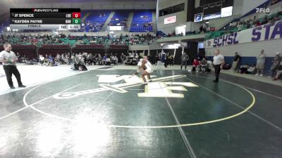 190 lbs Final - JT Spence, Liberty vs Kayden Payne, Ninety Six