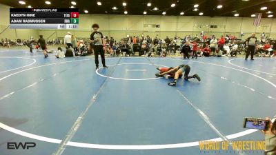 70 lbs Rr Rnd 3 - Kaedyn Hine, Texas Top Team 9u vs Adam Rasmussen, Roundtree 9U