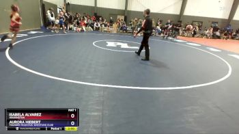 115-125 lbs Round 3 - Isabela Alvarez, Washington vs Aurora Hiebert, Thunder Mountain Wrestling Club