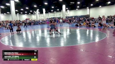 135 lbs Round 5 (8 Team) - Brooklyn Mau, Team Iowa Crazy Coconuts vs Nayara Stubna, Iron Lion Wrestling