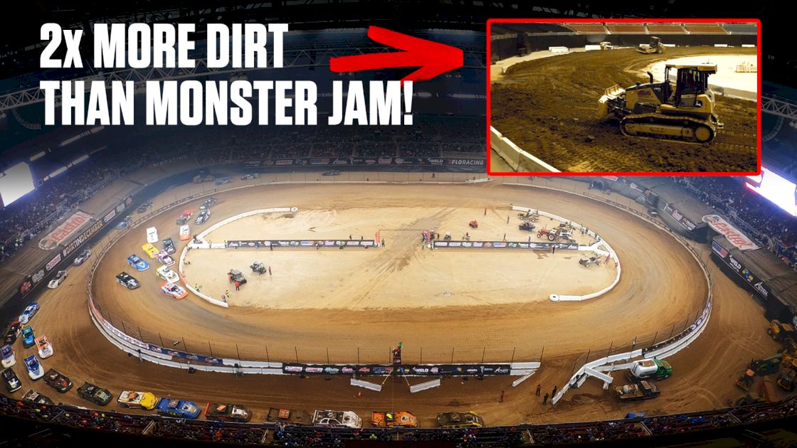 What Goes Into Building A Dirt Track In A Football Stadium?