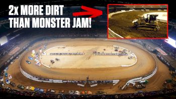 What Goes Into Building A Dirt Track In A Football Stadium?