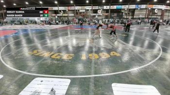 112 lbs Cons. Round 1 - Keeley Kainoa, Gorilla Wrestling Club vs Haven Baker, Spearfish