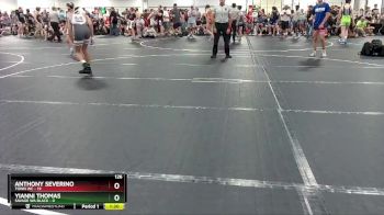 126 lbs Round 2 (6 Team) - Anthony Severino, Town WC vs Yianni Thomas, Savage WA Black