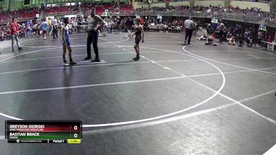 85 lbs Cons. Round 5 - Bastian Brack, Agoge vs Greyson Giorgio, WWC Predator Wrestling