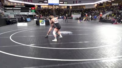 103 lbs Champ. Round 1 - Carissa Hersom, Wartburg vs Tiffany Stoshak, Sacred Heart
