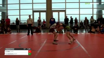 126 lbs Round of 16 - Brian Allen, SuperKids-Terps MS vs Nate Zasatowny, Buxton Redbeards Ms