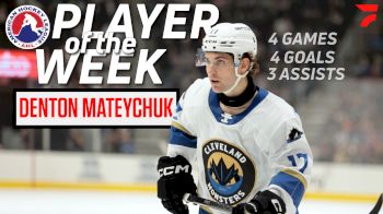 Denton Mateychuk Highlights: Cleveland Monsters Defenseman Earns AHL Player Of The Week Honors