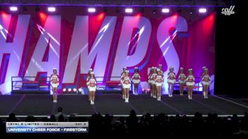 University Cheer Force - Firestorm [2025 L6 Limited - XSmall Day 2] 2025 CHAMPS Grand Nationals