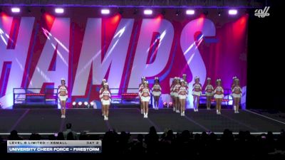 University Cheer Force - Firestorm [2025 L6 Limited - XSmall Day 2] 2025 CHAMPS Grand Nationals