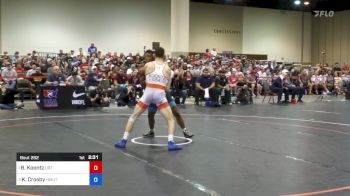 55 kg Round 1 - Brady Koontz, Dubuque RTC/ TMWC vs Kenneth Crosby, NMU Training Center