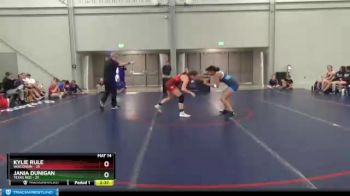 132 lbs Placement Matches (8 Team) - Kylie Rule, Wisconsin vs Jania Dunigan, Texas Red