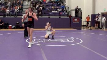 120 lbs Quarterfinal - Mason Barrett, Liberty HS vs Colin Bower, Middletown