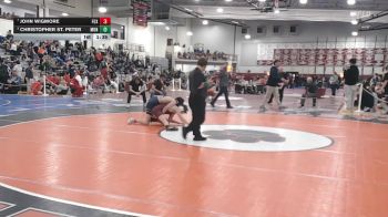 113 lbs Consolation - John Wigmore, Foxborough vs Christopher St. Peter, Monument Mountain