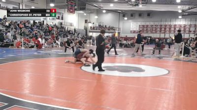 113 lbs Consolation - John Wigmore, Foxborough vs Christopher St. Peter, Monument Mountain