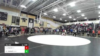 126 lbs Consi Of 8 #2 - Jackson Sorel, Norwich Free Academy vs Luke Haskell, Brien McMahon