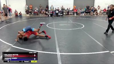 106 lbs 2nd Wrestleback (8 Team) - Malachi Pettis, Washington vs Vannak Khiev, Illinois