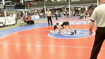 4 - 120 lbs Quarterfinal - Brodie Gibbs, Atlee vs Zac Hartley, Woodgrove