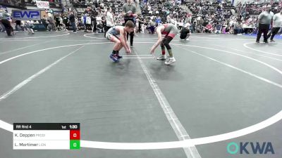 64-70 lbs Rr Rnd 4 - Keb Deppen, Prodigy NDT vs Lawson Mortimer, Lions Wrestling Academy