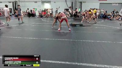 98 lbs Round 4 (8 Team) - Coonor Bush, Bearcats vs Andrew Lichter, Town Wrestling VHW