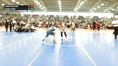 138 lbs Semifinal - Landyn Shaffer, NY vs Joshua Kerr, KS