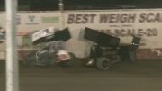 Carson Macedo Collides With Lapped Car While Leading At Tulare