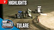 Highlights | 2024 USAC Midgets at Tulare Thunderbowl Raceway