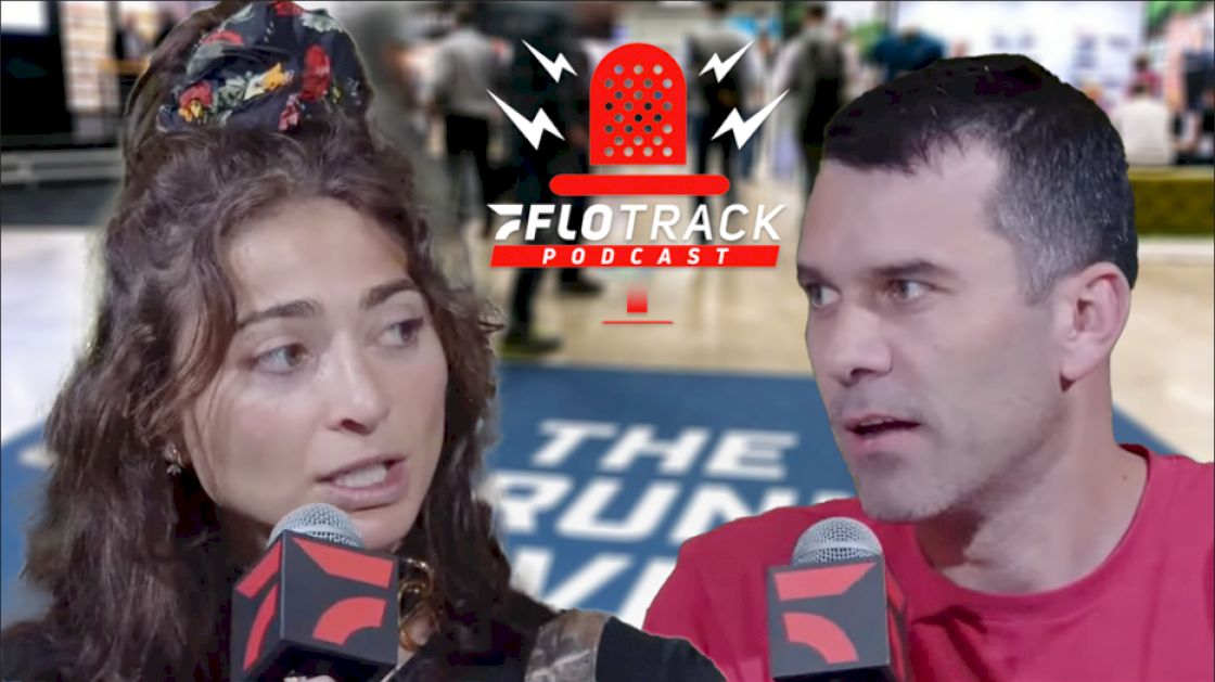 FloSports CEO Mark Floreani And Olympian Alexi Pappas at TRE