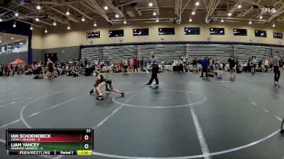 76 lbs Round 3 (4 Team) - Ian Schoenebeck, Legacy Dragons vs Liam Yancey, Hanover Hawkeye