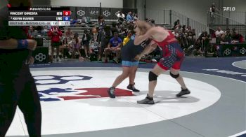 Masters E FS - 88 lbs Cons. Semis - Vincent DiResta, New York vs Kevin Kares, Las Vegas Wrestling Club